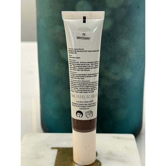 Laura Mercier Tinted Moisturizer Natural Dewy SPF 30 Sunscreen NIB 7N Mahogany - Picture 6 of 8
